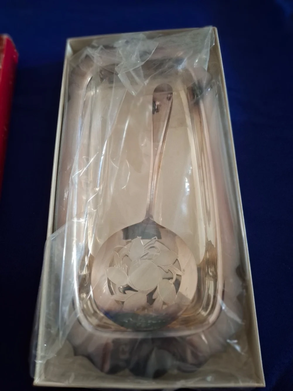 Vintage Silver Plated Cranberry Sauce Serving Set